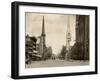 North Broad Street in Philadelphia, Circa 1890-null-Framed Giclee Print