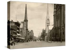 North Broad Street in Philadelphia, Circa 1890-null-Stretched Canvas