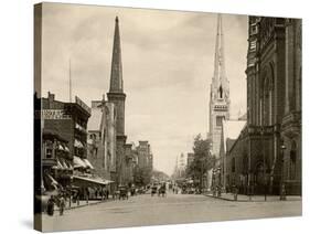 North Broad Street in Philadelphia, Circa 1890-null-Stretched Canvas