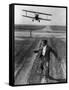 NORTH BY NORTHWEST, 1959 directed by ALFRED HITCHCOCK Cary Grant (b/w photo)-null-Framed Stretched Canvas