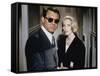 NORTH BY NORTHWEST, 1959 directed by ALFRED HITCHCOCK Cary Grant / Eva Marie Saint (photo)-null-Framed Stretched Canvas