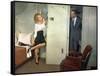 NORTH BY NORTHWEST, 1959 directed by ALFRED HITCHCOCK Eva Marie Saint / Cary Grant (photo)-null-Framed Stretched Canvas