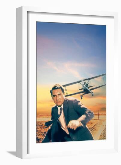 North by Northwest, Cary Grant, 1959-null-Framed Art Print