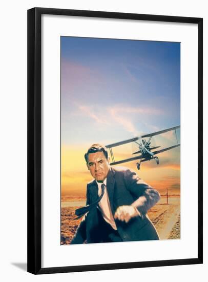 North by Northwest, Cary Grant, 1959-null-Framed Art Print