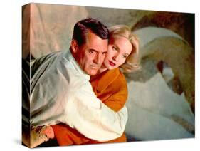 North By Northwest, Cary Grant, Eva Marie Saint, 1959, Clinging-null-Stretched Canvas