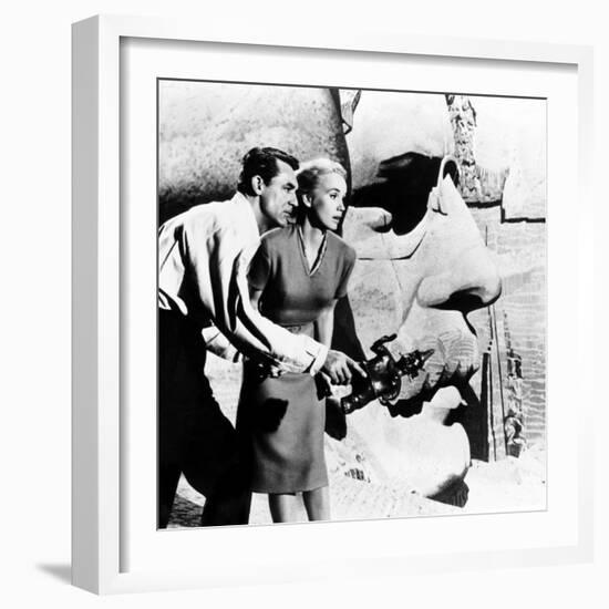 North by Northwest, Cary Grant, Eva Marie Saint, 1959-null-Framed Photo