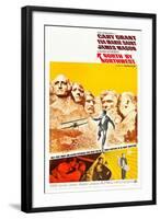 North by Northwest, Cary Grant, Eva Marie Saint, Alfred Hitchcock, 1959-null-Framed Art Print