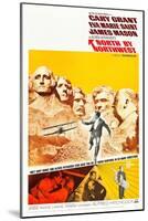 North by Northwest, Cary Grant, Eva Marie Saint, Alfred Hitchcock, 1959-null-Mounted Art Print