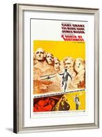 North by Northwest, Cary Grant, Eva Marie Saint, Alfred Hitchcock, 1959-null-Framed Art Print