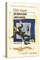 North by Northwest, Cary Grant, Eva Marie Saint on Poster Art, 1959-null-Stretched Canvas