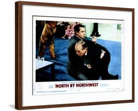 North by Northwest, Cary Grant, Philip Ober, 1959-null-Framed Art Print