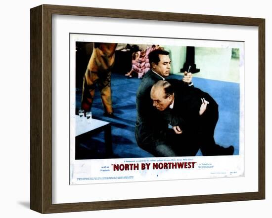 North by Northwest, Cary Grant, Philip Ober, 1959-null-Framed Art Print