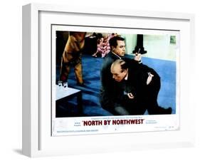 North by Northwest, Cary Grant, Philip Ober, 1959-null-Framed Art Print