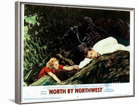 North by Northwest, Eva Marie Saint, Cary Grant, 1959-null-Framed Art Print