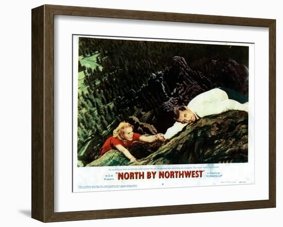 North by Northwest, Eva Marie Saint, Cary Grant, 1959-null-Framed Art Print