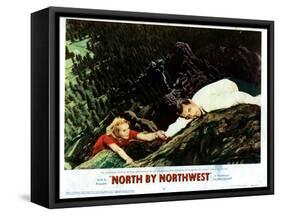 North by Northwest, Eva Marie Saint, Cary Grant, 1959-null-Framed Stretched Canvas