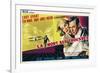 North by Northwest, Eva Marie Saint, Cary Grant on Belgian Poster Art, 1959-null-Framed Premium Giclee Print