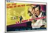 North by Northwest, Eva Marie Saint, Cary Grant on Belgian Poster Art, 1959-null-Mounted Art Print