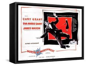 North by Northwest, from Left, Cary Grant, Eva Marie Saint, 1959-null-Framed Stretched Canvas