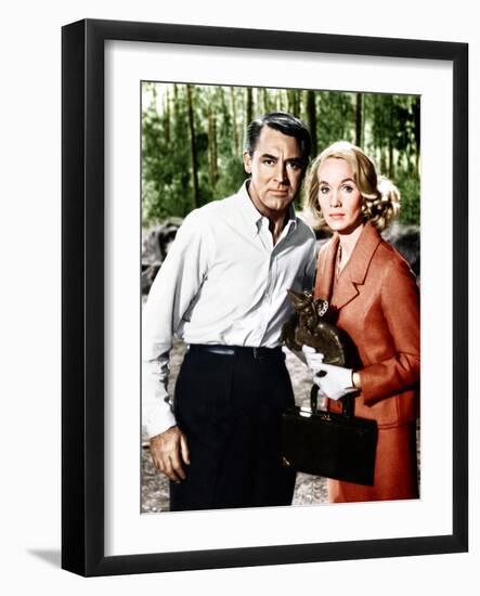 North by Northwest, L-R: Cary Grant, Eva Marie Saint, 1959-null-Framed Photo