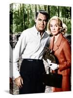 North by Northwest, L-R: Cary Grant, Eva Marie Saint, 1959-null-Stretched Canvas