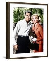 North by Northwest, L-R: Cary Grant, Eva Marie Saint, 1959-null-Framed Photo