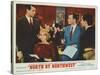 North by Northwest, Lobbycard, Cary Grant, Eva Marie Saint, James Mason, Martin Landau, 1959-null-Stretched Canvas