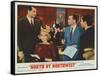 North by Northwest, Lobbycard, Cary Grant, Eva Marie Saint, James Mason, Martin Landau, 1959-null-Framed Stretched Canvas