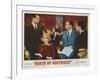 North by Northwest, Lobbycard, Cary Grant, Eva Marie Saint, James Mason, Martin Landau, 1959-null-Framed Art Print