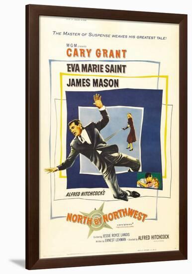 North By Northwest-null-Framed Poster