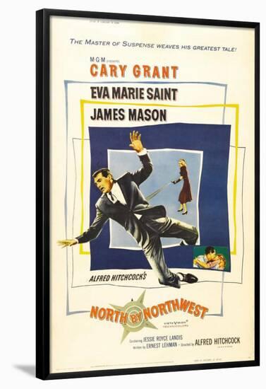 North By Northwest-null-Framed Poster