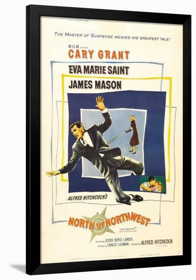 North By Northwest-null-Framed Poster