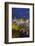 North Carolina, Asheville, Elevated View of Downtown, Dusk-Walter Bibikow-Framed Photographic Print