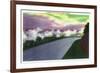North Carolina - Blue Ridge Parkway, A Sunset Scene Along the Highway-Lantern Press-Framed Premium Giclee Print