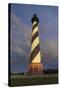 North Carolina, Buxton, Cape Hatteras Lighthouse at Sunset-Walter Bibikow-Stretched Canvas