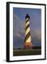 North Carolina, Buxton, Cape Hatteras Lighthouse at Sunset-Walter Bibikow-Framed Photographic Print