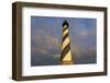 North Carolina, Buxton, Cape Hatteras Lighthouse at Sunset-Walter Bibikow-Framed Photographic Print