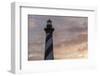 North Carolina, Buxton, Cape Hatteras Lighthouse at Sunset-Walter Bibikow-Framed Photographic Print