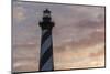 North Carolina, Buxton, Cape Hatteras Lighthouse at Sunset-Walter Bibikow-Mounted Photographic Print