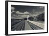 North Carolina, Cape Hatteras National Seashore, Ocracoke Lighthouse-Walter Bibikow-Framed Photographic Print