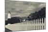 North Carolina, Cape Hatteras National Seashore, Ocracoke Lighthouse-Walter Bibikow-Mounted Photographic Print