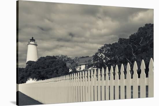North Carolina, Cape Hatteras National Seashore, Ocracoke Lighthouse-Walter Bibikow-Stretched Canvas