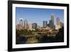 North Carolina, Charlotte, City Skyline from Route 74, Morning-Walter Bibikow-Framed Photographic Print