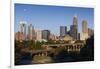 North Carolina, Charlotte, City Skyline from Route 74, Morning-Walter Bibikow-Framed Photographic Print