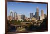 North Carolina, Charlotte, City Skyline from Route 74, Morning-Walter Bibikow-Framed Photographic Print