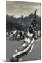 North Carolina, Charlotte, Flag at Rally of Christian Motorcycle Clubs-Walter Bibikow-Mounted Photographic Print