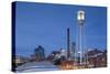 North Carolina, Durham, American Tobacco and City Center Complex, Dusk-Walter Bibikow-Stretched Canvas