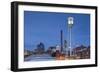 North Carolina, Durham, American Tobacco and City Center Complex, Dusk-Walter Bibikow-Framed Photographic Print