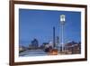 North Carolina, Durham, American Tobacco and City Center Complex, Dusk-Walter Bibikow-Framed Photographic Print