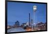 North Carolina, Durham, American Tobacco and City Center Complex, Dusk-Walter Bibikow-Framed Photographic Print